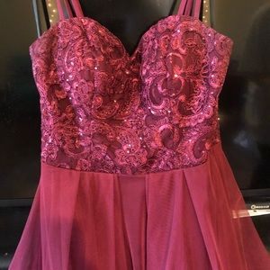 Maroon Prom Dress
